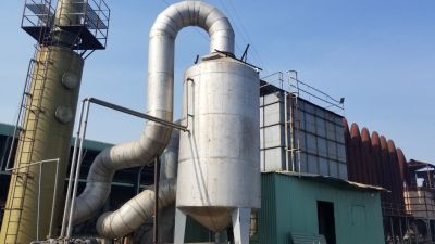 Hệ thống xử l&yacute; kh&iacute; thải l&ograve; t&aacute;ch kẽm