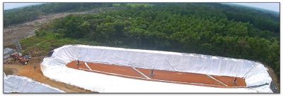 Thi c&ocirc;ng b&atilde;i ch&ocirc;n lấp